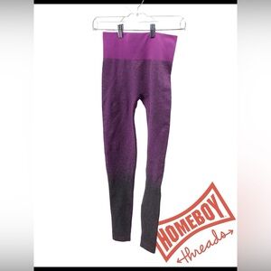 Koral Kids Purple and Black Leggings